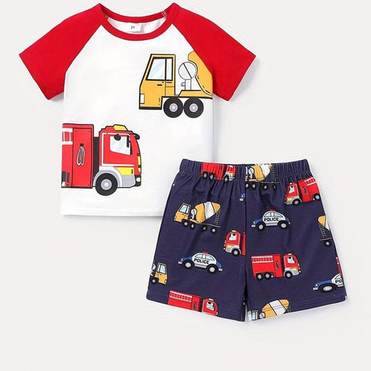 MULTI CARS KIDS SHORT WEAR