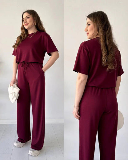 2 PCS HALF SLEEVES TRACKSUIT